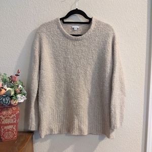 Pure J.jill oatmeal ribbed sweater S